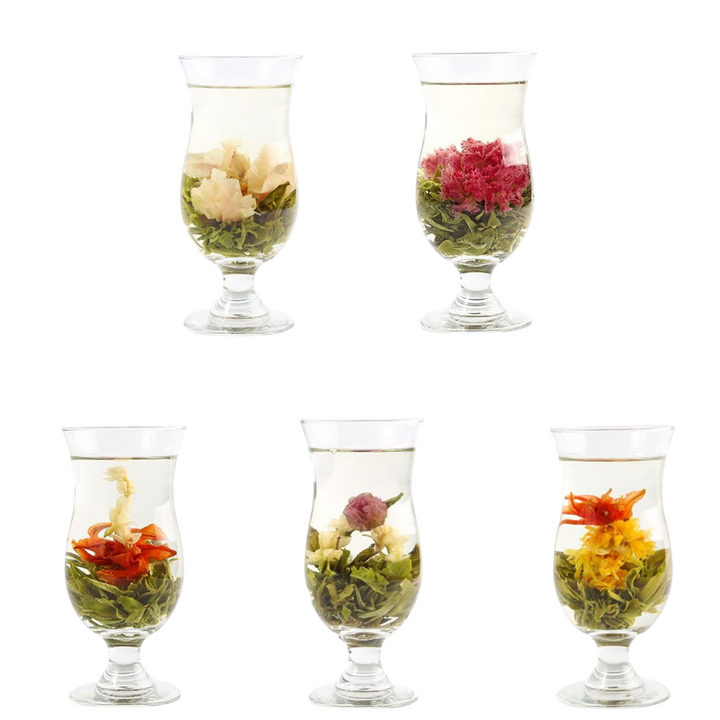 Mélange Découverte de Boules de Thé Vertes Fleurissantes