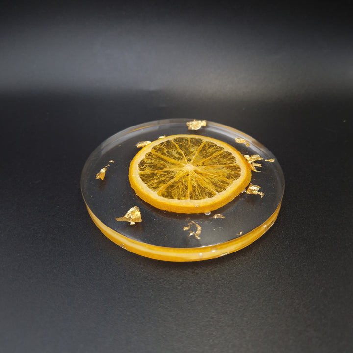 Epoxy Onderzetters met Sinaasappelschijf