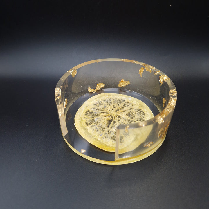 Epoxy Onderzetters met Sinaasappelschijf