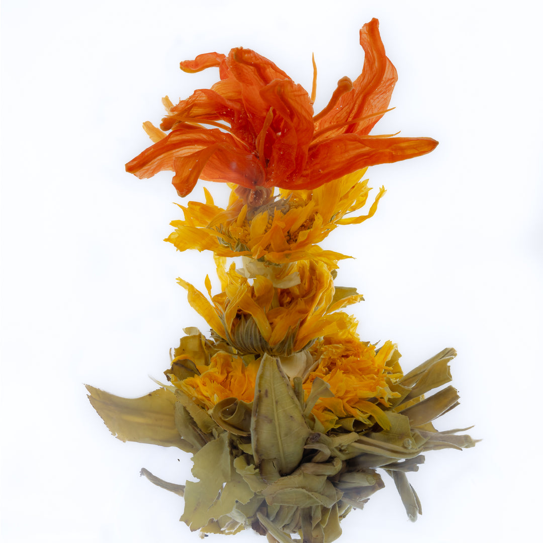 Mélange Découverte de Boules de Thé Vertes Fleurissantes