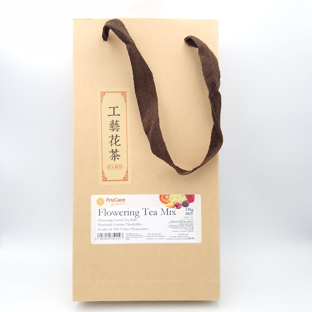 Coffret Cadeau de Boules de Thé Vertes Fleurissantes