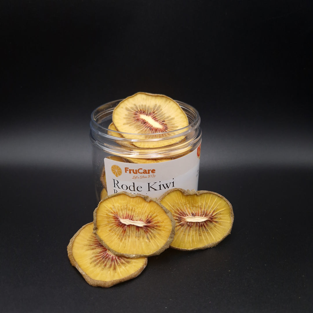 Gedroogde Rode Kiwi Schijfjes