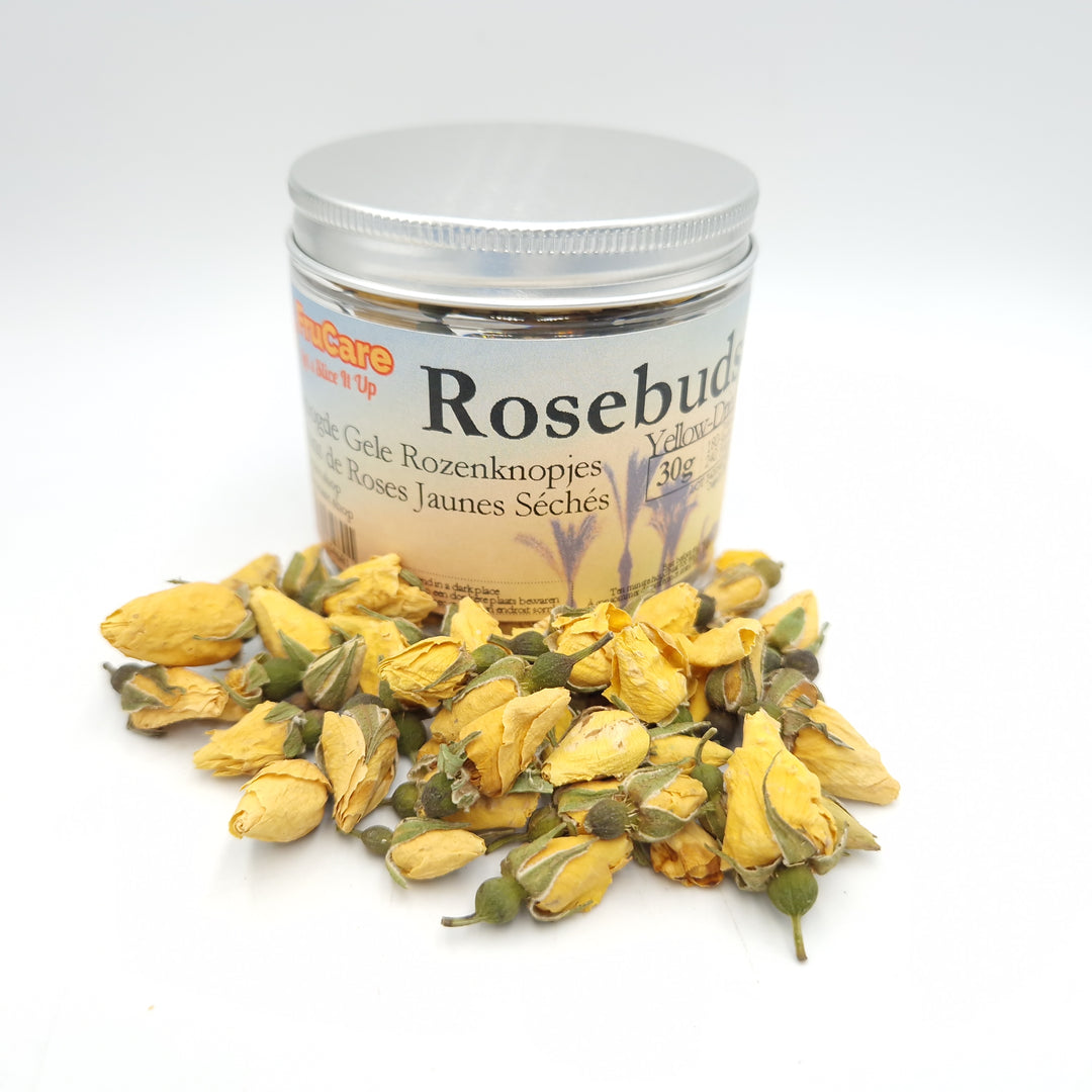 Boutons de Rose Jaunes Séchés