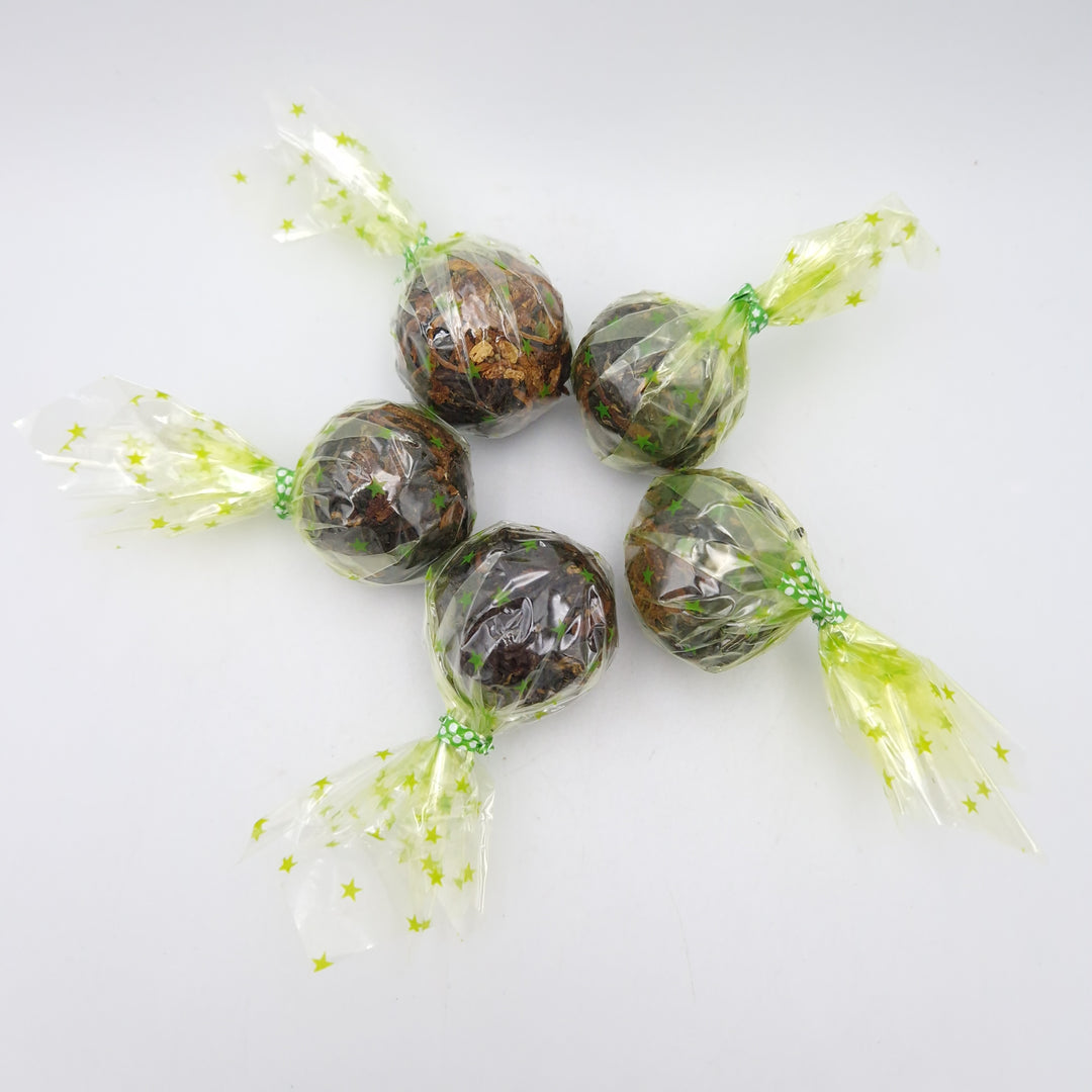 Boule de Thé Noir Dispersante au Chèvrefeuille