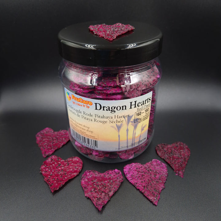 Drakenhartjes - Gedroogde Rode Pitahaya Hartjes