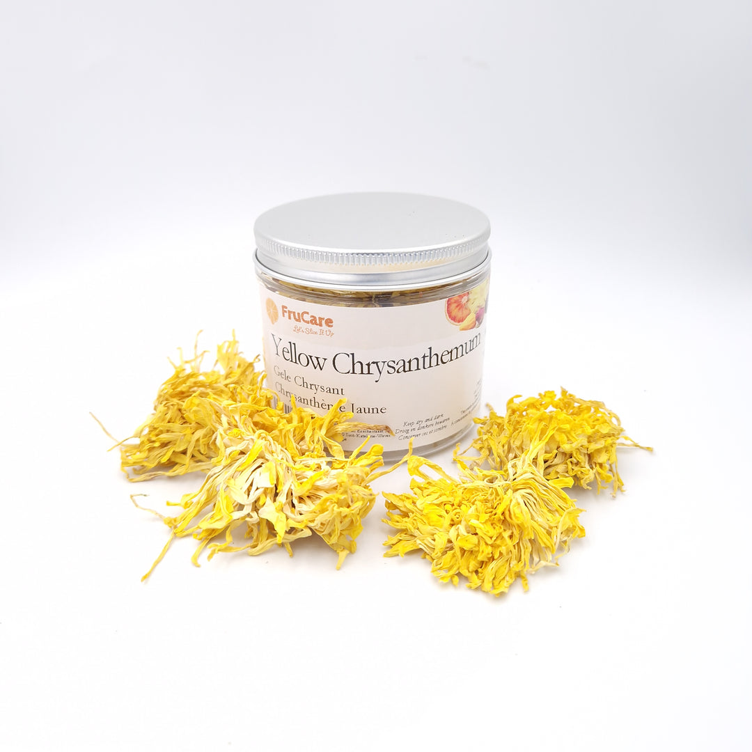 Chrysanthèmes Jaunes Séchés