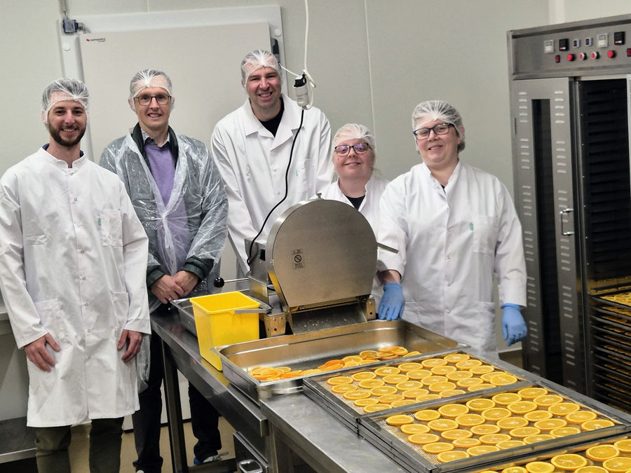 Het FruCare-team bij maatwerkbedrijf WEBO