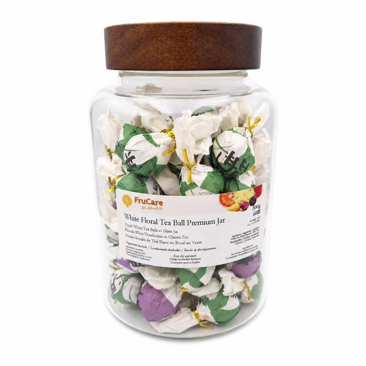 Loskomende Witte Theebollen - Premium GLASS MIX
