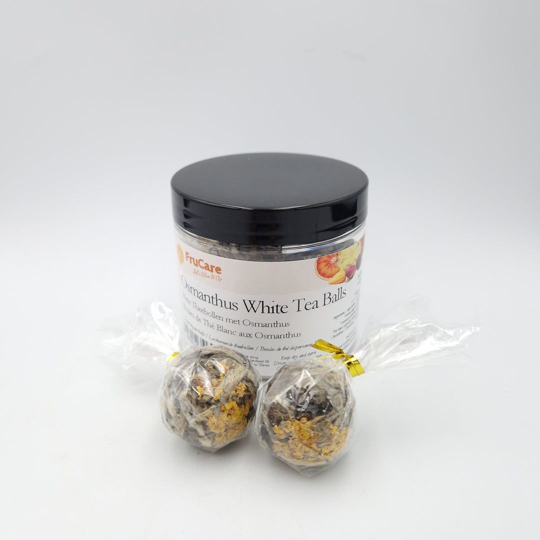 Loskomende Witte Theebol met Osmanthus