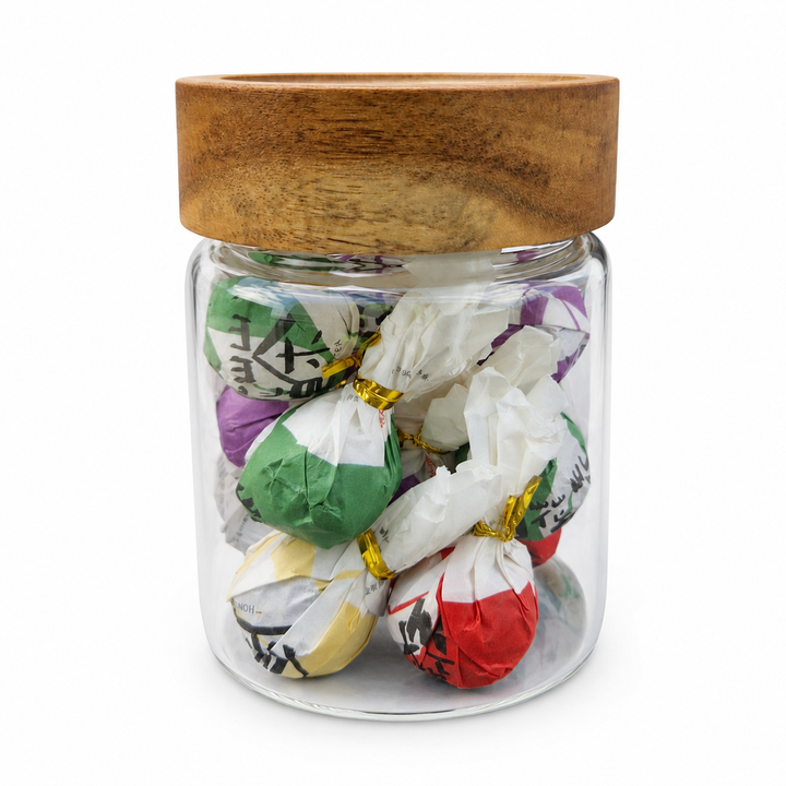 Boules de Thé Blanc et Noir à Infuser - Premium GLASS MIX