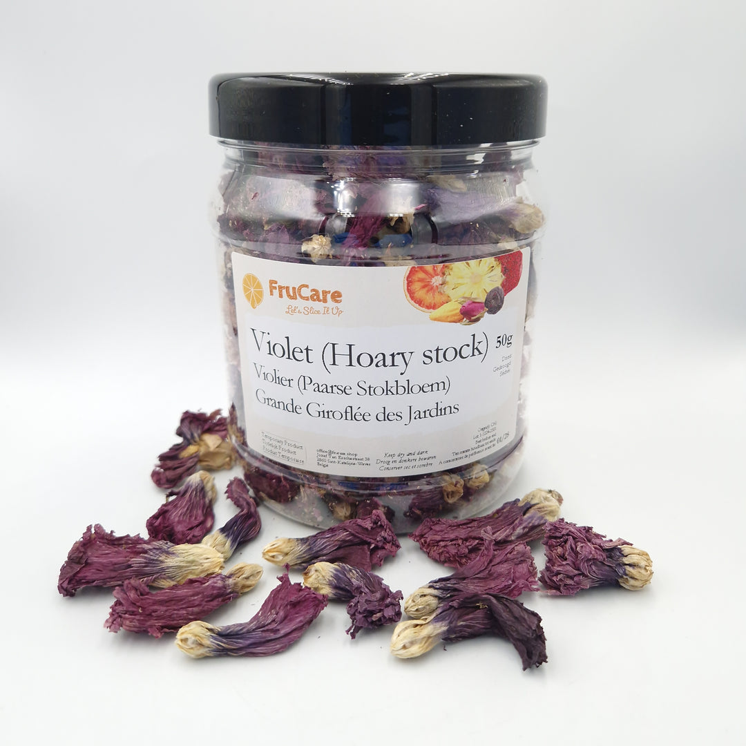 Dried Violet Stock Flowers - Limited Product