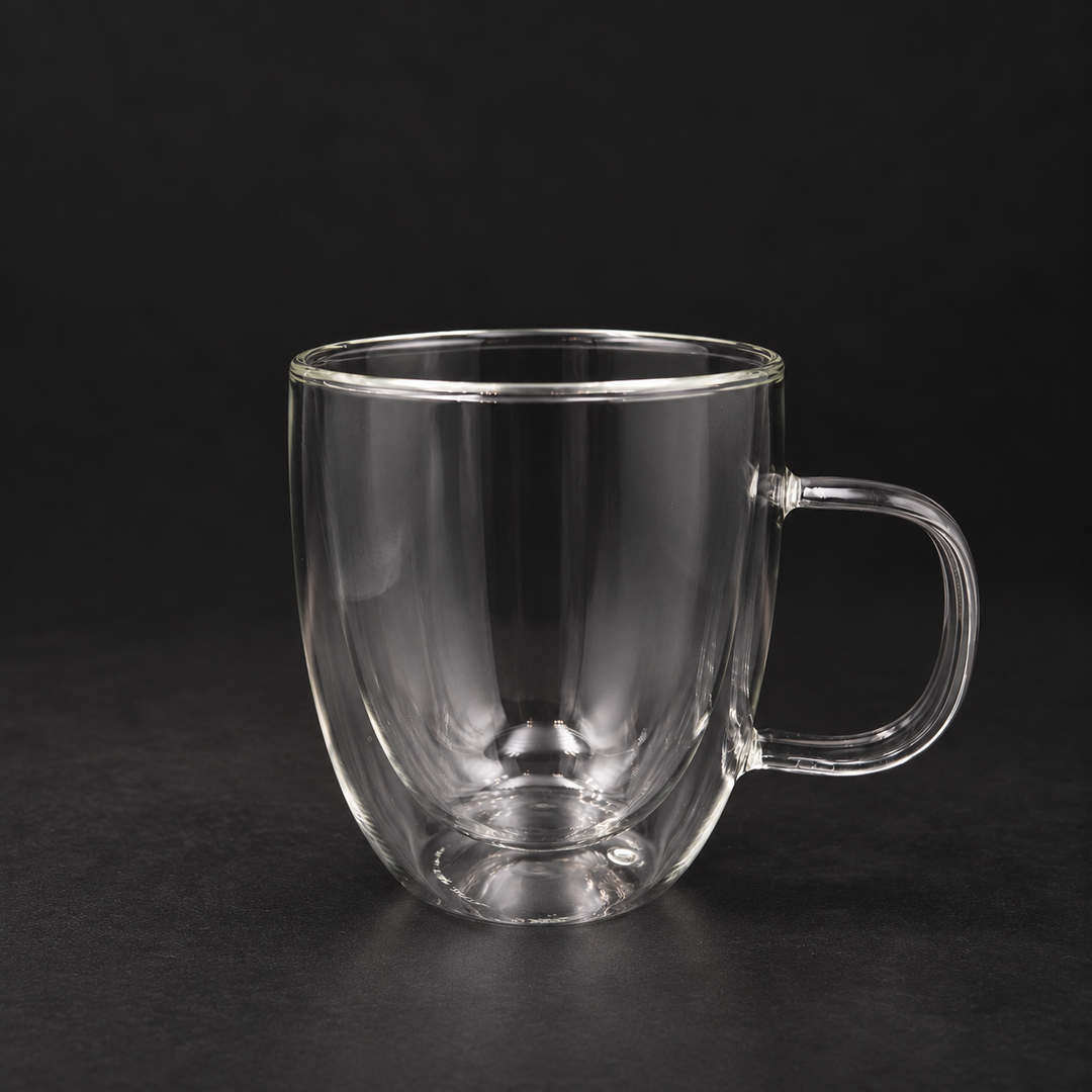 Dubbelwandige theeglazen met handvat | 250ml