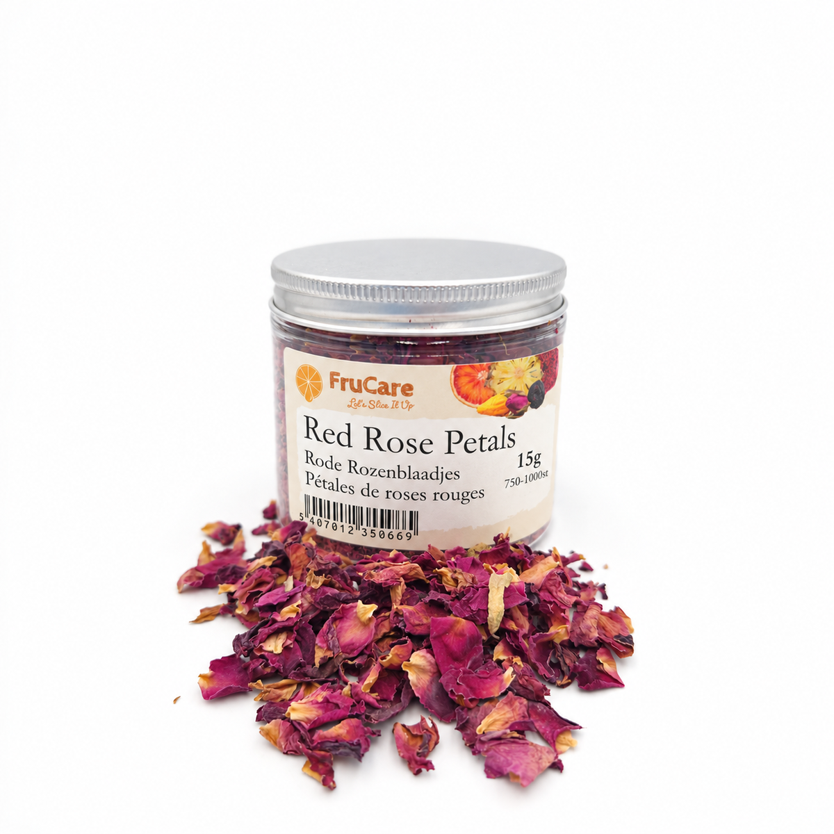 Rode Rozenblaadjes | 15g · pot