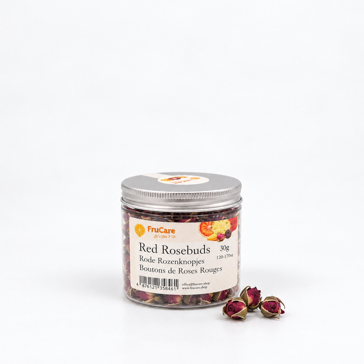 Rode Rozenknopjes | 30g · pot