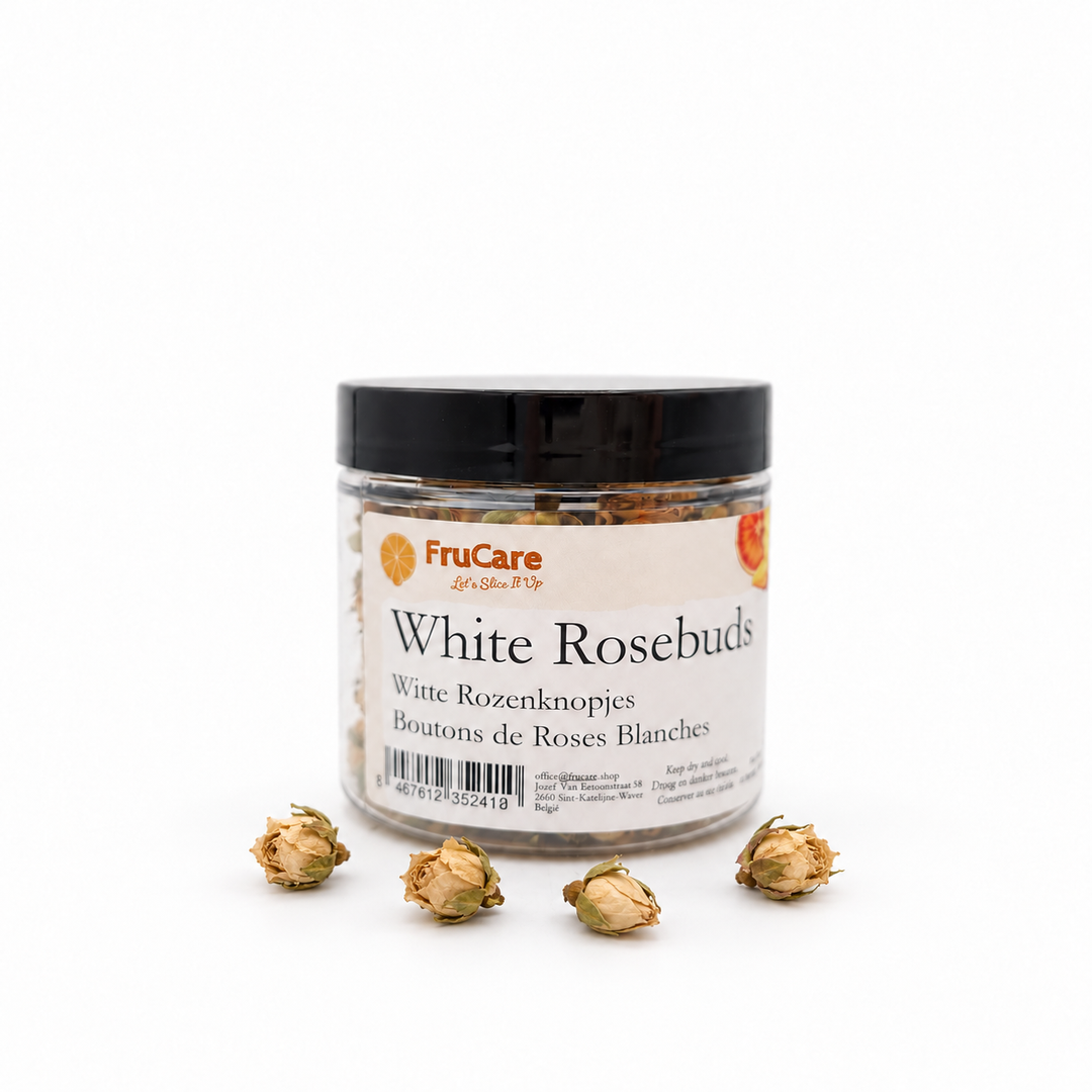Witte Rozenknopjes | 25g · pot