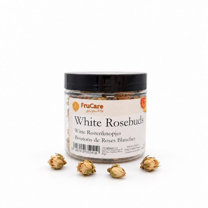 Witte Rozenknopjes | 25g · pot