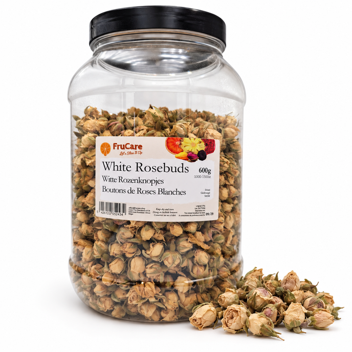 Witte Rozenknopjes | 600g · pot