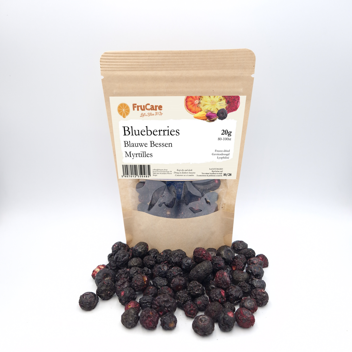 Gevriesdroogde Bosbessen | 20g · pot