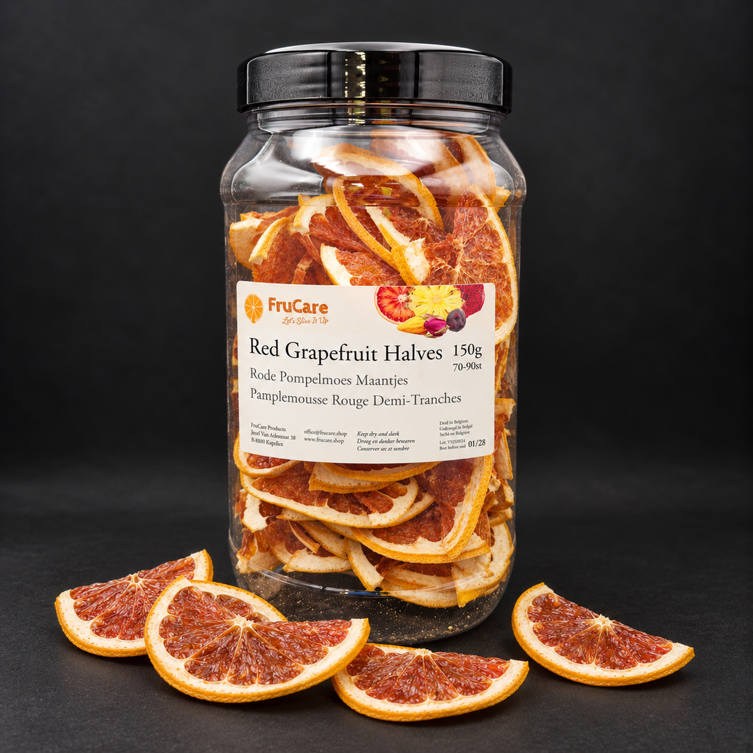 Rode Pompelmoes Maantjes | 150g · pot