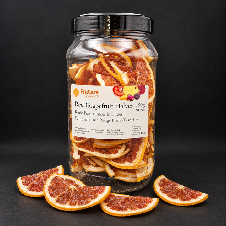 Rode Pompelmoes Maantjes | 150g · pot